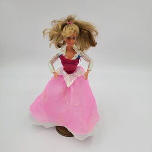Vintage Mattel Barbie Doll Wearing Skirt That Can Flip